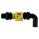 Electric ball valve system, brass