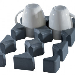 Purvario low glass/cup holder - set of 6