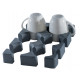 Purvario low glass/cup holder - set of 6