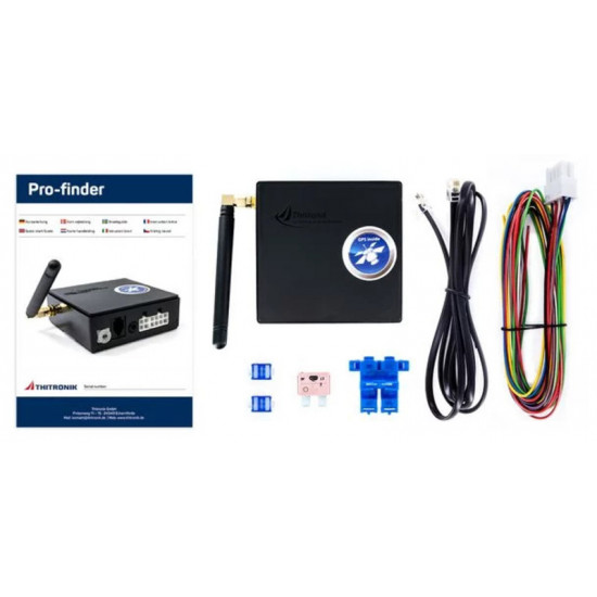 Pro-finder: Tracking solution for WiPro III / WiPro safe.lock and as a "stand-alone" tracking system