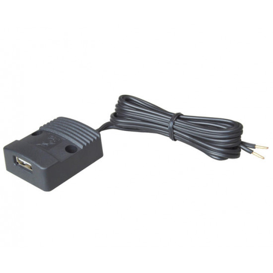 USB charging socket 12-24V flat version