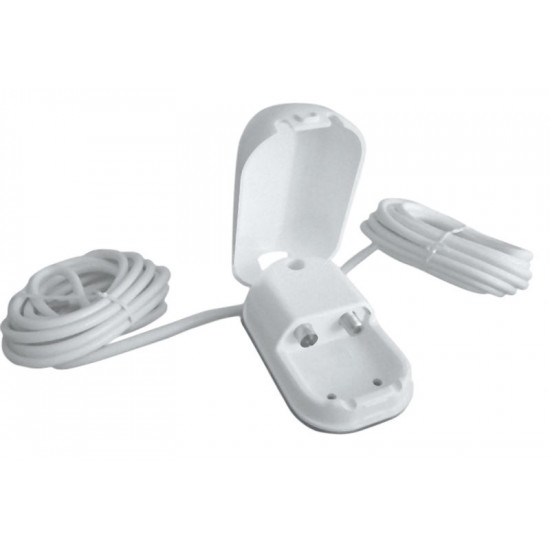 Twin outdoor socket with F & coaxial connection