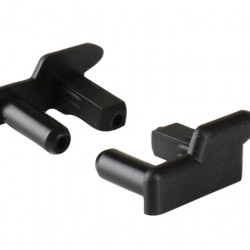 End caps left and right for table slide rail