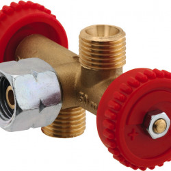 Double valve - 2 1/4" outlets