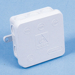 Junction box for damp rooms (loose)