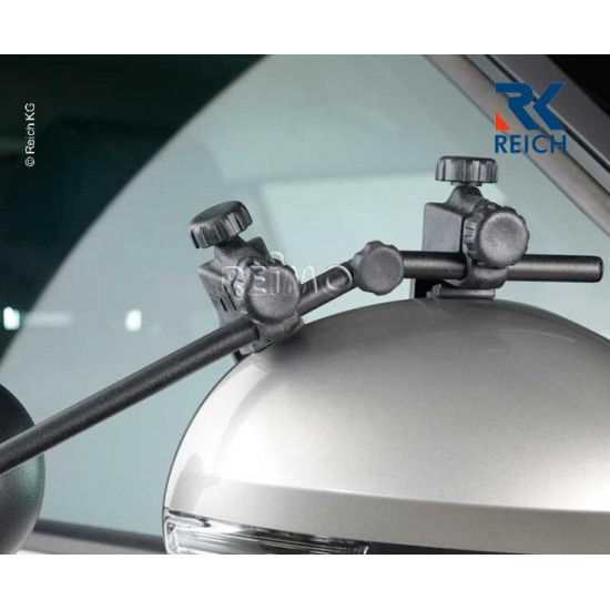 Speed Fix clip-on mirrors with convex glass, set of 2