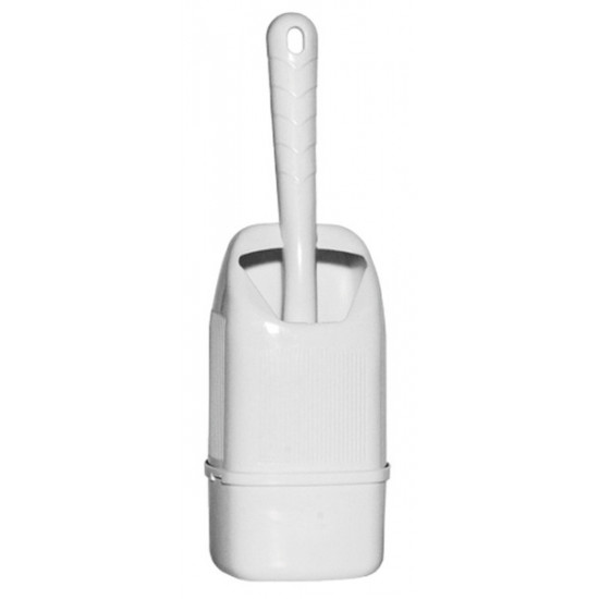 Toilet brush with holder