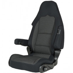 Pilot seat S 10.1, cover Ara black/grey for passenger side