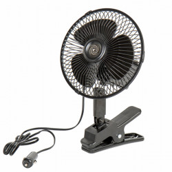 Carbest 12V car fan with clamp mount