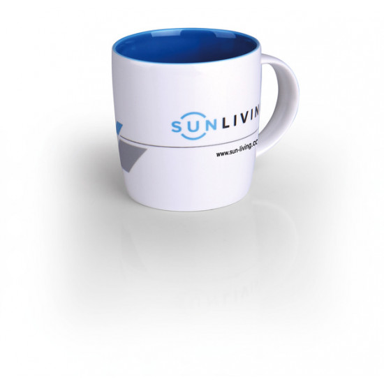 »SUN LIVING« mug made of high-quality New Bone China, 340ml capacity