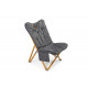 Upholstered lounge chair