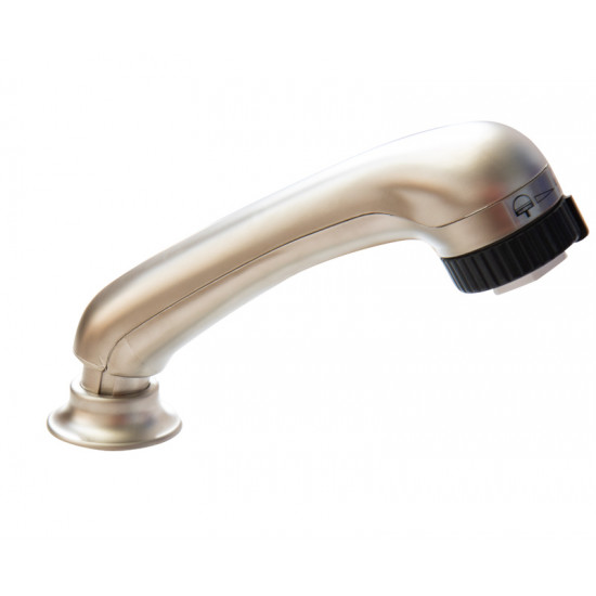 Deluxe shower set - matte chrome