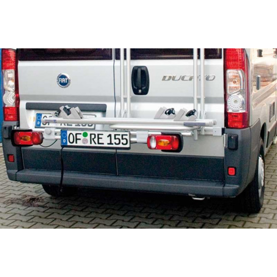 Lighting strip with license plate repeater