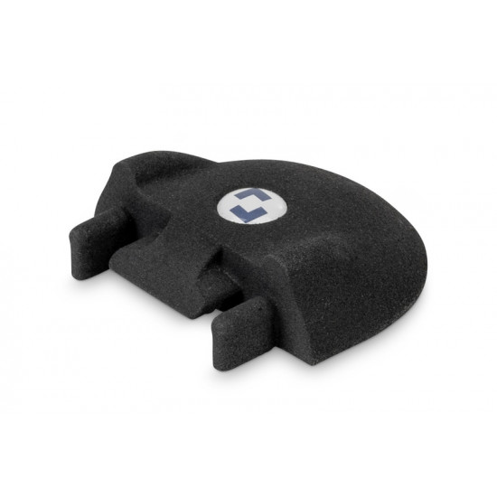 Additional end pieces for 44617 lashing rail 2m, black, for the vehicle exterior wall