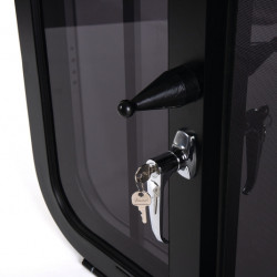RW-Trailer horse trailer window with grille and lockable
