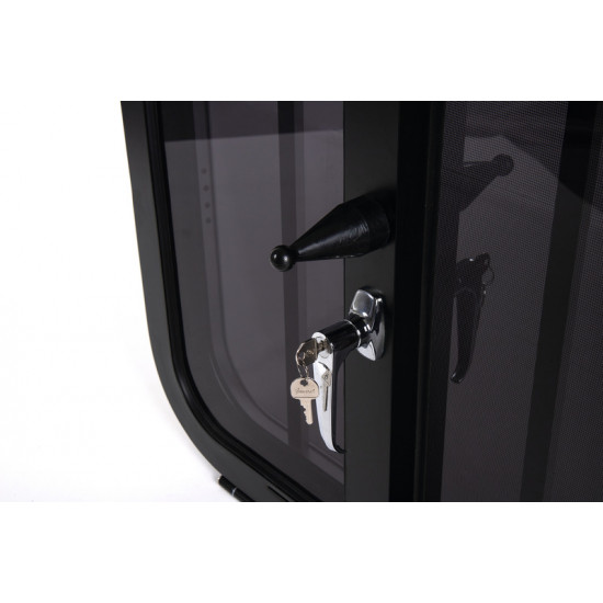 RW-Trailer horse trailer window with grille and lockable