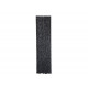 Chenille fleece curtain - 56 x 205 cm - Black / Grey
