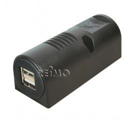 USB surface-mount socket 12/5V 5A with dual USB 2x2.5A