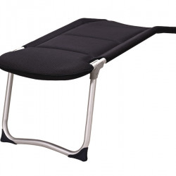 Camping chair leg rest Inventor II - Charcoal Gray