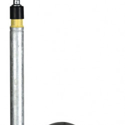 Jockey wheel with scale and nose weight indicator