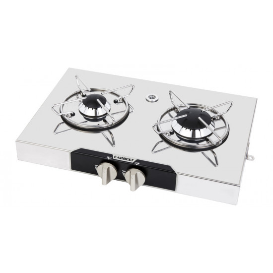 2-burner built-in gas hob