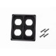 Mounting frame 4-gang (square)