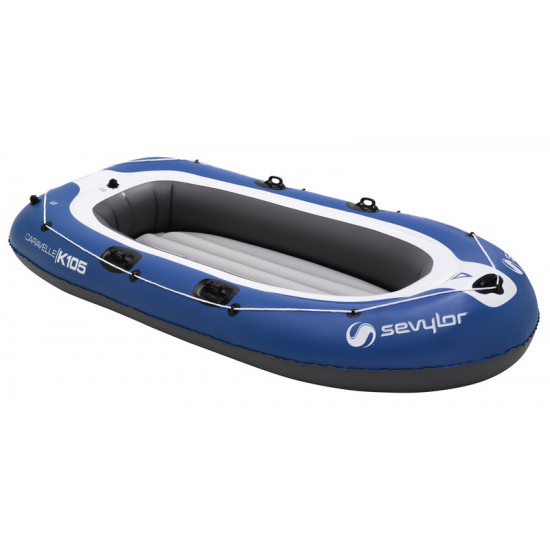 Caravelle K105 blue rowing boat for 3 people