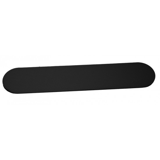 Magnetic strip with anti-slip coating, black