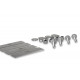 Suitable adapter kit for mounting the fixed support in the REIMO active rail