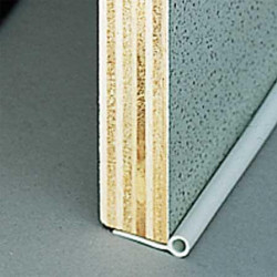 Sealing strip round profile - silver - Ø 5 mm - 5 m