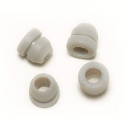 Retaining plugs - White - Pack of 4