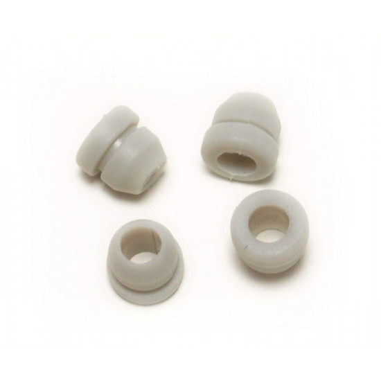 Retaining plugs - White - Pack of 4