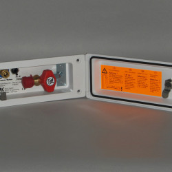 Supply valve Univ. white