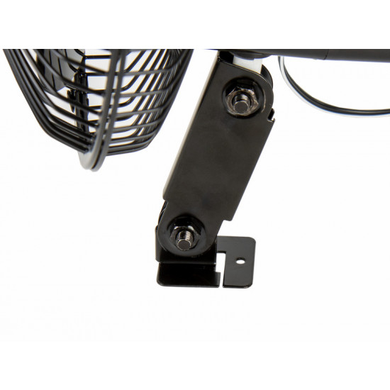 Carbest 12V car fan with clamp mount