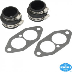 Manifold boot (black) and gasket set for air intake, 2 pcs.