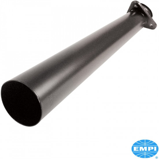 Tail pipe, Stinger, with swivel flange, black