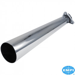 Tail pipe, Stinger, with swiwel flange, chrome