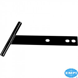 T-bar set, black, 2 pieces