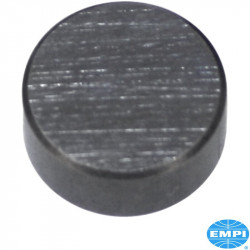 Valve lash cap, hardened