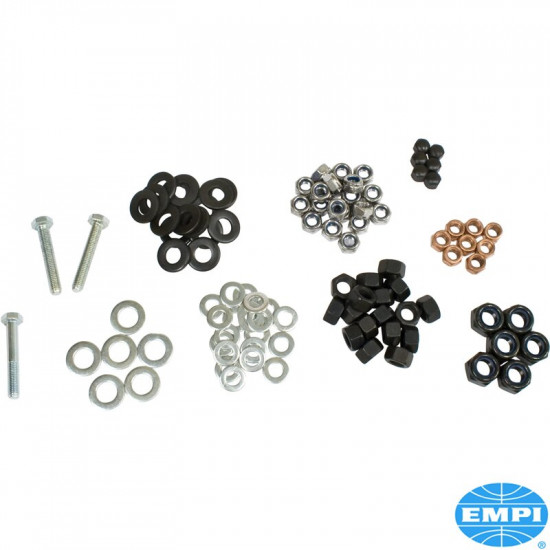 Deluxe engine hardware kit, 10mm. To assemble your engine just the way it rolled off the assembly line.