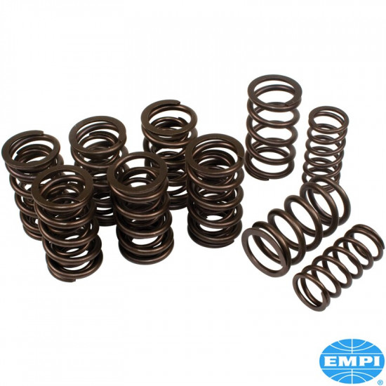 Racing dual valve springs, set of 8. Outer spring 1.246" diameter and inner spring 0.91" diameter