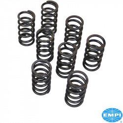 High rev. single valve springs, set of 8. 1.255" diameter and approx. 2.135" free length