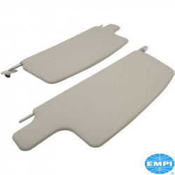 Sun visor set, ivory, 2 pieces