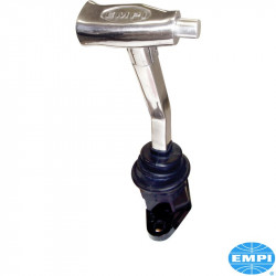 Straight T-handle shifter, RHD, standard, 12" overall length, aluminium, polished