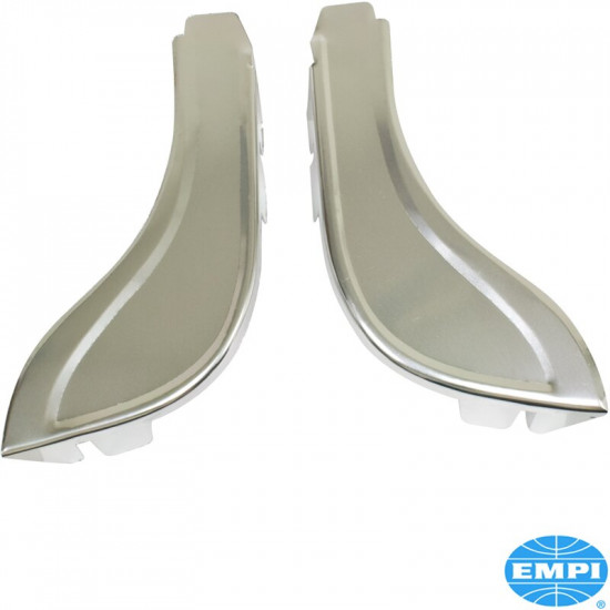 Wing guard set, front, aluminium, 2 pieces. Protect the wing from small dents and scratches