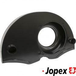 Fan shroud, black, with 7 air ducts