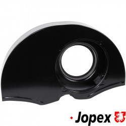 Fan shroud, black, "Doghouse" without air ducts