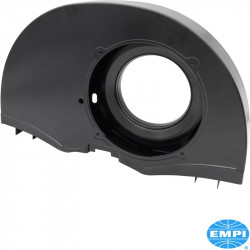 Super fan shroud without air ducts and "Doghouse", 36 HP style, black