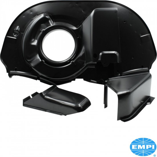 Fan shroud without heat