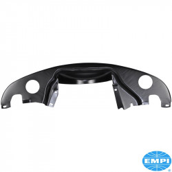 Engine tin, rear, Stock Style, black, original